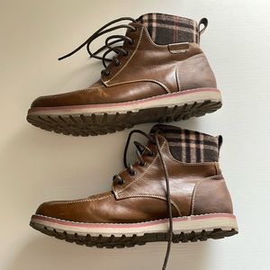 Call It Spring 6” inch Fleece Lined Faux Leather Boot